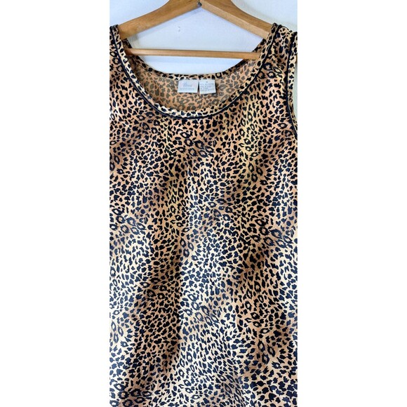 ETONNE by SARAH RICHARDS Animal Print Sleep Wear Lounge Set Women's Sz Medium - Picture 4 of 9